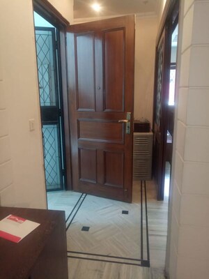 Bathroom in 3 BHK Apartment at Safdarjung Development Area – for Rent