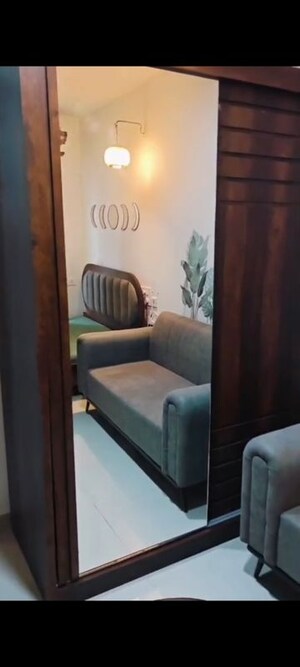 Living Room in 1 RK Apartment at Nyati Elysia, Kharadi – for Rent