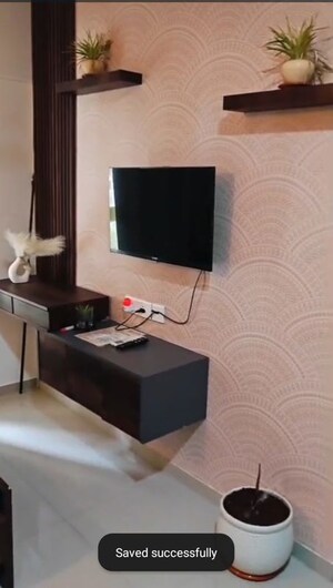 Living Room in 1 RK Apartment at Nyati Elysia, Kharadi – for Rent