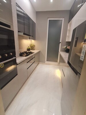 Kitchen in 3 BHK Apartment at Marathon Monte South, Byculla West – for Sale
