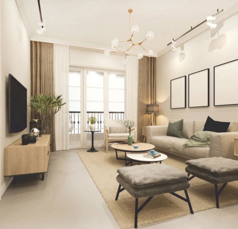 Living Room, fusion-the-rivulet 3 Bedroom 1350 Sq.Ft. Apartment In Sector 12 Greater Noida Greater Noida 10687418