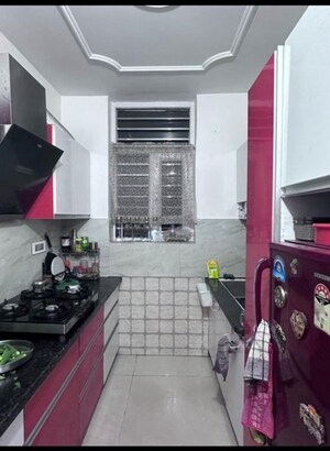 Kitchen in 2 BHK Builder Floor at Manimajra – for Rent