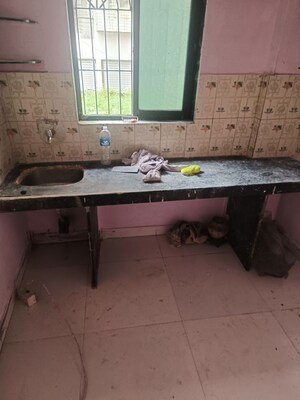 Kitchen in 1 RK Apartment at Sector 12 Kopar Khairane – for Rent