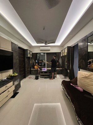 Living Room in 3 BHK Apartment at Gurukrupa Marina Enclave, Malad West – for Sale