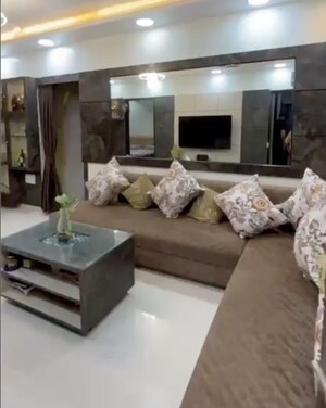 Living Room in 3 BHK Apartment at Gurukrupa Marina Enclave, Malad West – for Sale