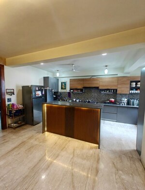 Kitchen in 4 BHK Builder Floor at South City 2 – for Sale