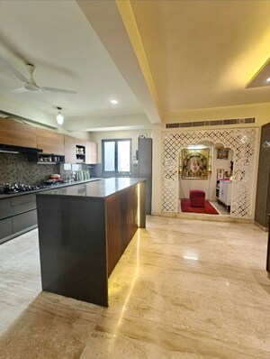 Kitchen in 4 BHK Builder Floor at South City 2 – for Sale