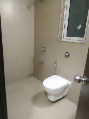 Bathroom in 3 BHK Apartment at Oberoi Eternia, Mulund West – for Rent