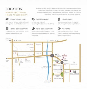 Floor Plan in 3 BHK Apartment at Fusion The Brook, Sector 12 Greater Noida – for Sale