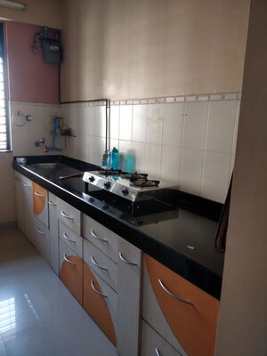 Kitchen in 1 BHK Apartment at Sharda Edifice Celestial, Bhandup West – for Rent