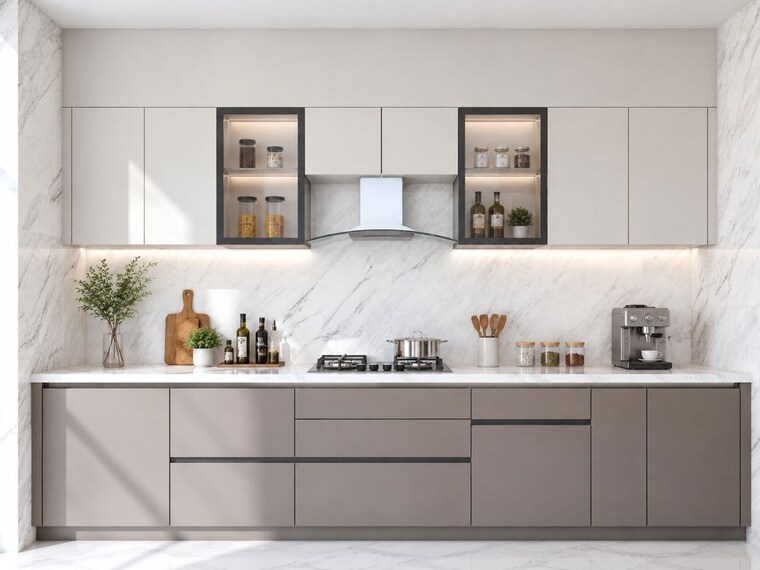 Kitchen, ansal-versalia-avante 4 Bedroom 270 Sq.Yd. Builder Floor In Sector 67a Gurgaon 10690676