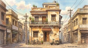  Independent House – Exterior View View at Ada Bazar - for Sale
