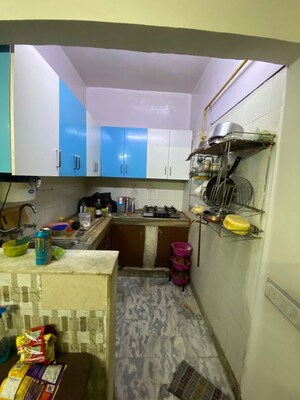 Kitchen in 2 BHK Builder Floor at Lajpat Nagar – for Rent