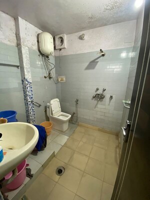 Bathroom in 2 BHK Builder Floor at Lajpat Nagar – for Rent