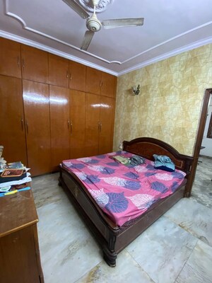 Bedroom in 2 BHK Builder Floor at Lajpat Nagar – for Rent