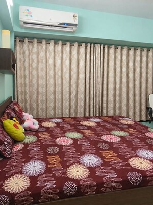 Bedroom in 3 BHK Apartment at Shivgiri CHS, Mulund West – for Sale