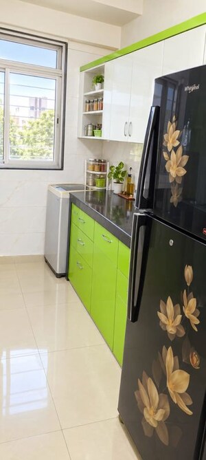Kitchen in 3 BHK Apartment at Shivgiri CHS, Mulund West – for Sale