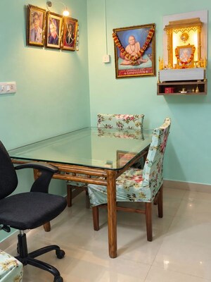 Bedroom in 3 BHK Apartment at Shivgiri CHS, Mulund West – for Sale