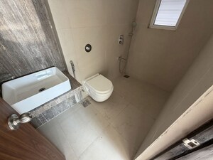 Bathroom in 3 BHK Apartment at Thane West – for Rent