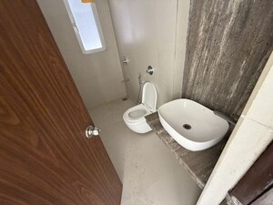 Bathroom in 3 BHK Apartment at Thane West – for Rent