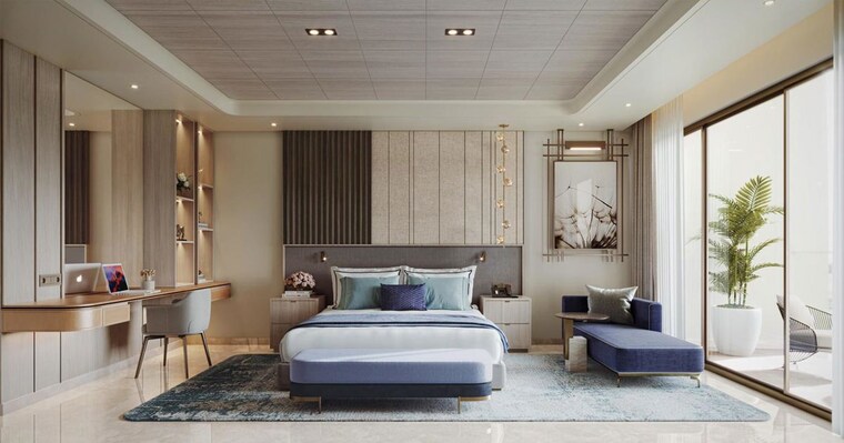 Living Room, whiteland-urban-resort 3 Bedroom 2500 Sq.Ft. Apartment In Sector 103 Gurgaon 10690749