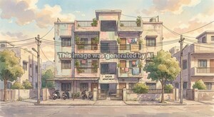  Apartment – Exterior View View at Maninagar - for Sale