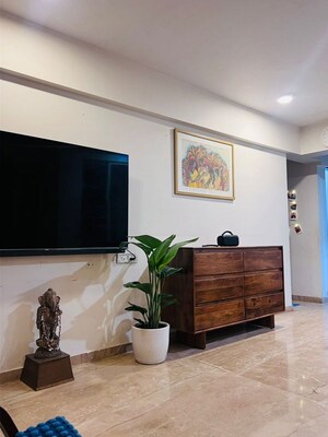 Living Room in 3 BHK Apartment at Shrishti Synchronicity, Chandivali – for Rent