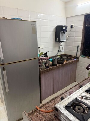 Kitchen in 3 BHK Apartment at Shrishti Synchronicity, Chandivali – for Rent