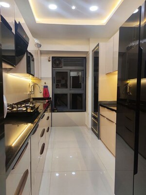 Kitchen in 2 BHK Apartment at Rhythm Serenity Heights, Andheri East – for Sale