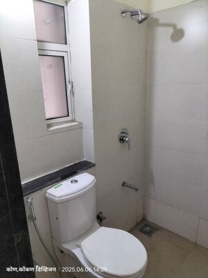 Bathroom in 2 BHK Apartment at Indiabulls Greens, New Panvel – for Rent