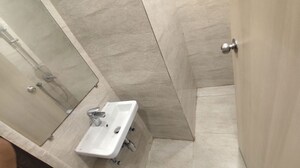 Bathroom in 2 BHK Apartment at Prescon Midtown Bay, Mahim West – for Rent