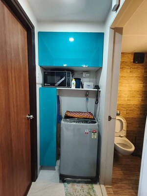 Furnished Amenities in 2 BHK Apartment at Lodha Crown Quality Homes, Majiwada – for Rent