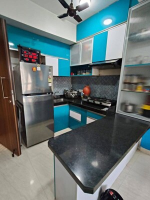Kitchen in 2 BHK Apartment at Lodha Crown Quality Homes, Majiwada – for Rent