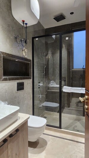 Bathroom in 3 BHK Builder Floor at Safdarjung Enclave – for Sale