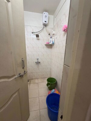 Bathroom in 1 BHK Apartment at Vijay Vanaz Pariwar CHS, Kothrud – for Rent