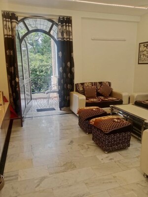 Living Room in 2 BHK Builder Floor at Malviya Nagar – for Rent