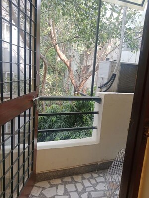 Balcony in 2 BHK Builder Floor at Malviya Nagar – for Rent