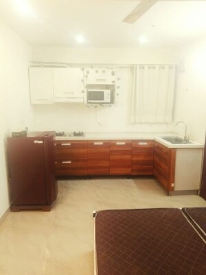 Kitchen in 1 RK Builder Floor at Palam Vihar – for Rent
