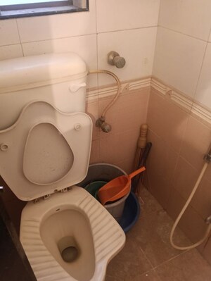 Bathroom in 2 BHK Apartment at Sanskruti Vrushi, Borivali West – for Rent