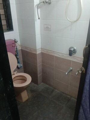 Bathroom in 2 BHK Apartment at Sanskruti Vrushi, Borivali West – for Rent