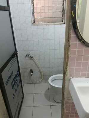 Bathroom in 1 BHK Apartment at Krishna Kunj Dahisar, Dahisar West – for Rent