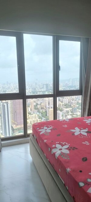 Bedroom in 3 BHK Apartment at Omkar Alta Monte, Malad East – for Rent