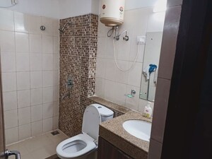 Bathroom in 2 BHK Apartment at Unitech The Residences Gurgaon, Sector 33 – for Rent