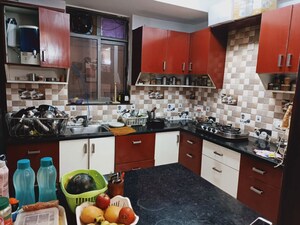 Kitchen in 3 BHK Apartment at Unitech Harmony, Sector 50 – for Rent