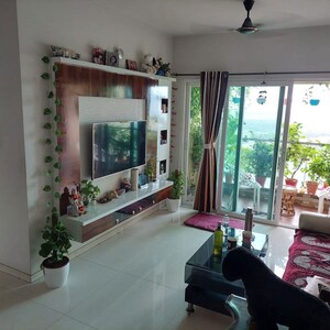 Living Room in 2 BHK Apartment at Rustomjee Urbania Azziano, Thane West – for Sale