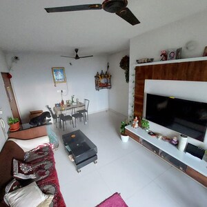 Living Room in 2 BHK Apartment at Rustomjee Urbania Azziano, Thane West – for Sale