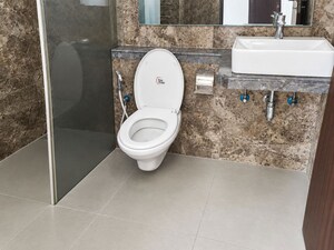 Bathroom in 2.5 BHK Apartment at L&T Emerald Isle, Powai – for Rent