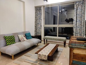 Living Room in 1 BHK Apartment at Hiranandani Zen, Powai – for Rent