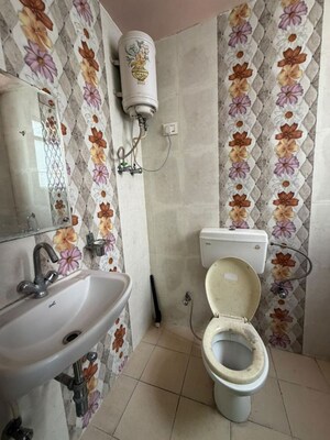 Bathroom in 2 BHK Apartment at Rail Vihar Apartment, Sector 15 – for Rent