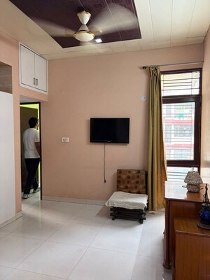 Living Room in 2 BHK Apartment at Rail Vihar Apartment, Sector 15 – for Rent